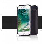 Wholesale iPhone 8 Plus / 7 Plus / 6s Plus / 6 Plus Portable Power Charging TPU Full Case 5000 mAh (Black)